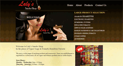Desktop Screenshot of lalyssmokeshop.ca
