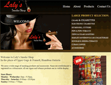 Tablet Screenshot of lalyssmokeshop.ca